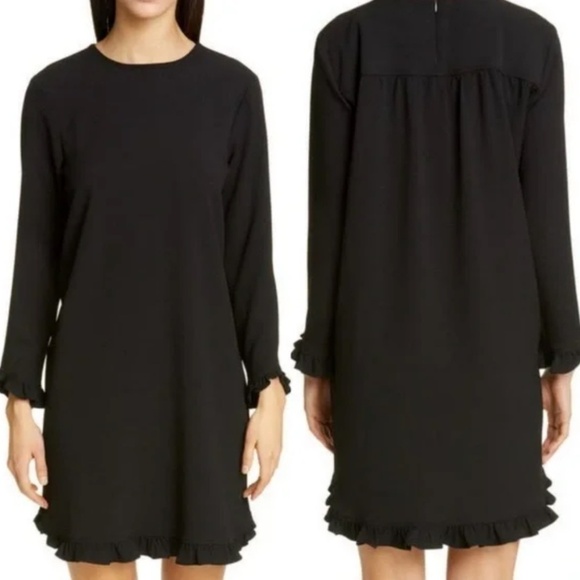 GANNI black clark dress, S,  G964 - Picture 5 of 7